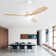 52" Nicola 3 - Blade LED Propeller Ceiling Fan with Remote Control and Light Kit Included