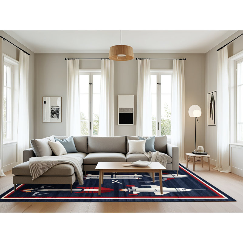 Tapis gris lavable à la machine, Rectangle 6 pi x 9 pi