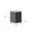 Modern Light Grey High Gloss Hexagonal End Table