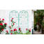 Paquet de 4 treillis de jardin en métal antirouille pour plantes grimpantes-112835514-112835516