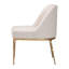 Chaise de salle à manger Baxton Studio Nalima - Chaise d'appoint moderne Boucle