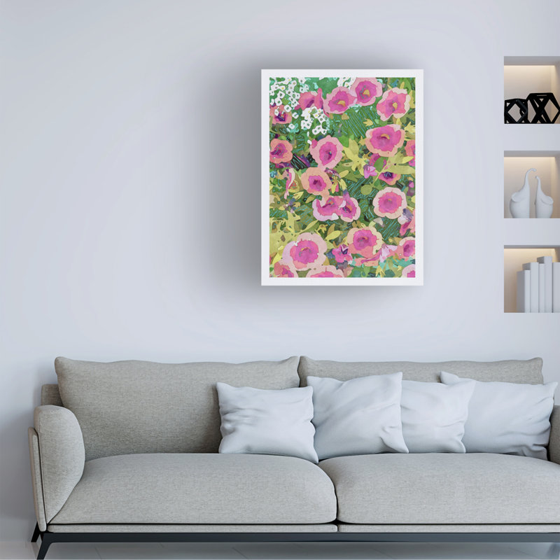 Wrapped Canvas Wall Art - Suzanne Allard 'Bunches 2' Wall Art for Living Room, Bedroom, or Office Décor  - 18x24