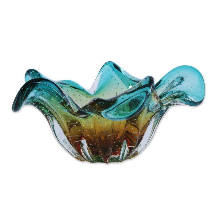 World Menagerie Naper Handmade Glass Decorative Bowl & Reviews ...