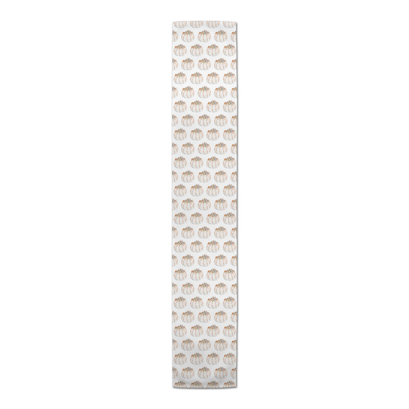 Chic Pumpkins Table Runner, 72" L x 16" W
