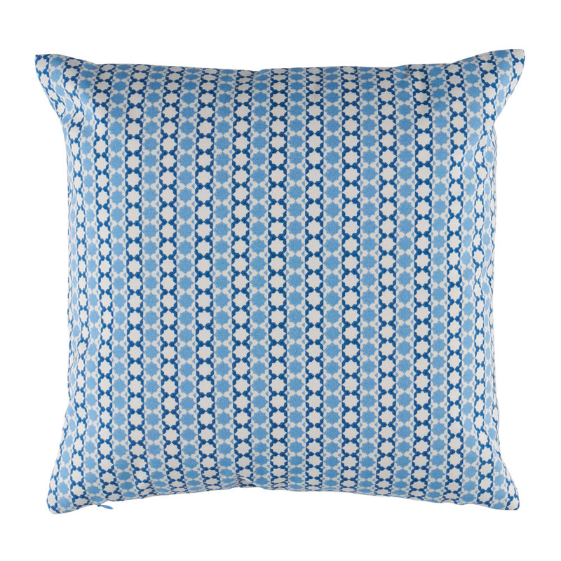 Coussin Schumacher x Mark D. Sikes Posy, Neutre, H 16 po x l 16 po, Carrée