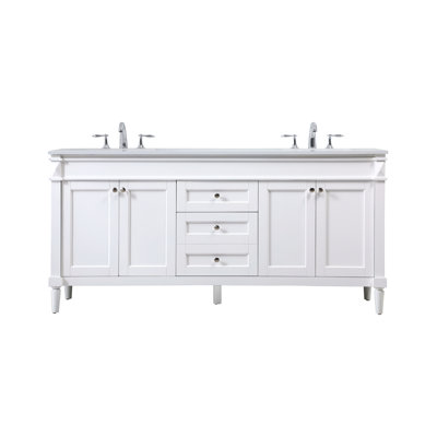 Readington 72'' Double Bathroom Vanity