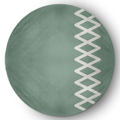 Chenille Geometric Rug