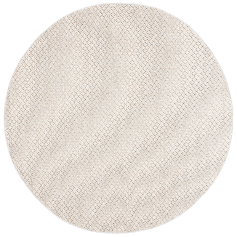 Michellene Performance Geometric Rug, Round 6'7"