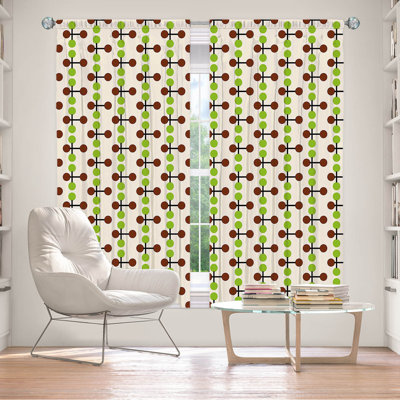Paire de rideaux obscurcissant en polyester Evalin