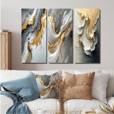 Abstract Marble Tones I - Marble Canvas Prints Collection