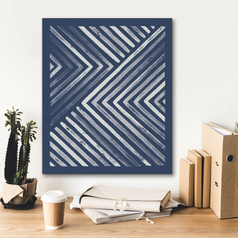 Toile épique «Blue Sunset 1» par Laura Marshall, H 24 po x l 20 po x P 0,75 po