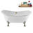 59" Streamline Clawfoot Tub,Tray,Drain, Clawfeet-101628975-102220277