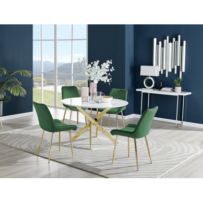 Eubanks 4 - Person Dining Set