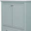 Meuble-lavabo moderne, armoire de salle de bain avec portes, tablette de rangement et tiroir, armoire d'appoint