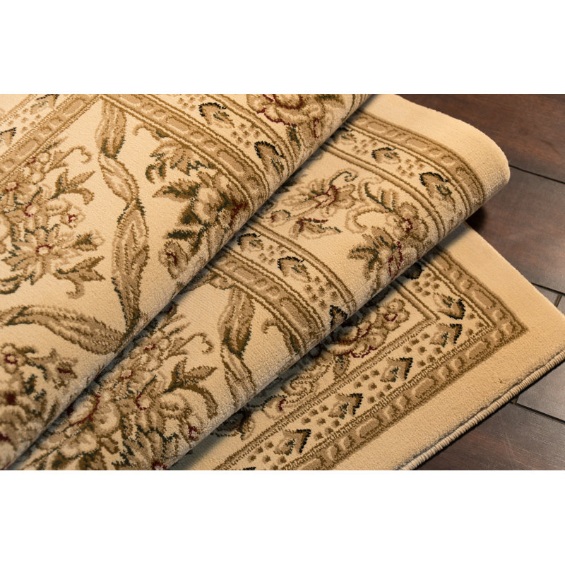 Tapis ivoire persan Atterbury, Rectangle 9 pi 2 po x 12 pi 10 po