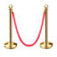 Stanchions à plateau rond