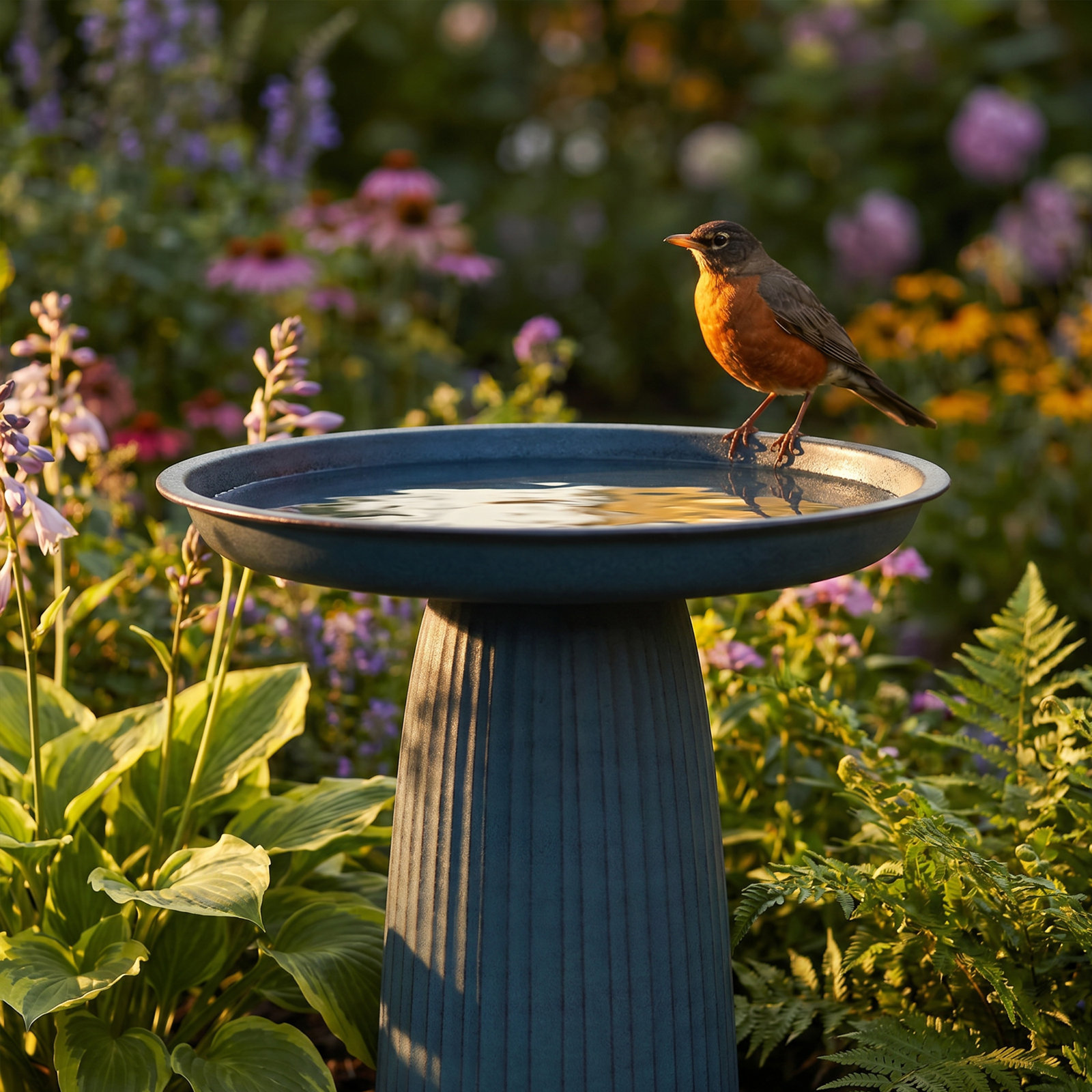 Bryttnee Birdbath, Blue