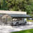 12 Ft. W x 20 Ft. D Heavy Duty Carport with Galvanized Steel Roof-126057452