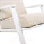 Ensemble de 2 chaises longues pour patio, fauteuil club d'extérieur avec coussin et structure en bois d'acacia pour la détente et le divertissement