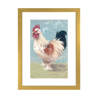 «Farm Life-chickens II» par Jade Reynolds - reproduction