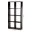 Étagère de rangement à 8 cubes Wind, brun foncé, H 61,8 po x l 30,78 po x P 11,07 po