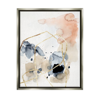 " Abstracted Musical Beats Boho Inspired Design " by Victoria Barnes Painting Print