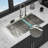 16 Gauge T304 Stainless Steel Double Bowl  60/40  Topmount Drop - In Kitchen Sink 33"x22"x10", Brushed Nickel Finish, X Shaped Water Flow Design, R10 Rounded Corner, Condensation Coating, 3mm Pad,