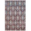 Tapis gris / bleu en laine noué à la main 6 pi 3 po x 9 pi Everson Ikat