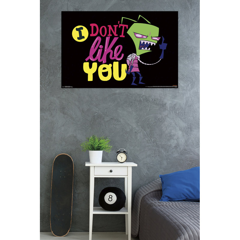 Impression sur papier invader zim-i not like you printing