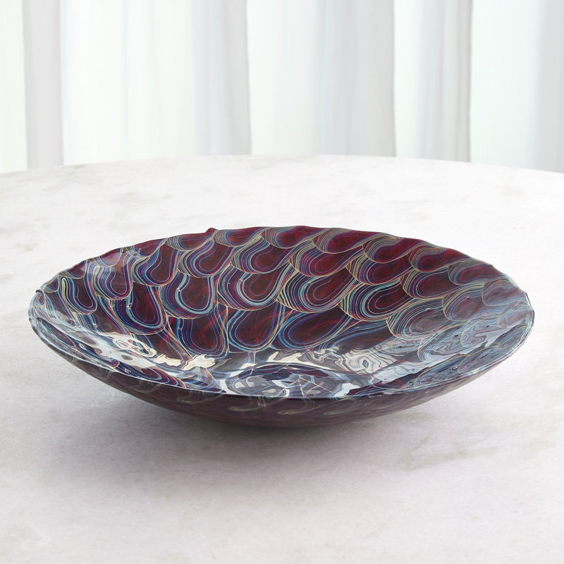 Handmade Glass Decorative Plate