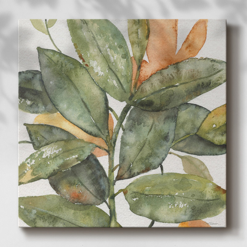 Plant Plant I sur toile, H 8 po x l 8 po x P 1,5 po