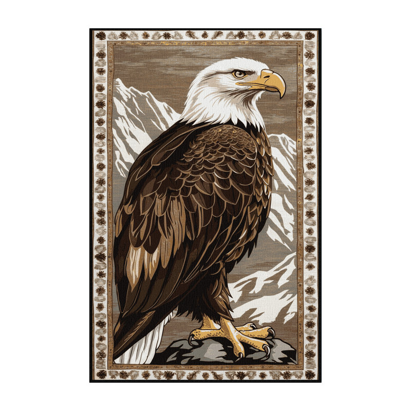 Tapis lavable Golden Eagle, Rectangulaire 8 pi x 12 pi