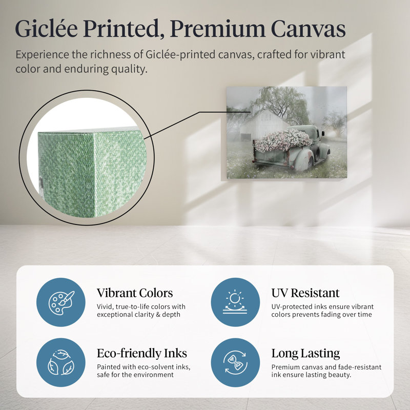 Autumn Grace Birch Forest Canvas Print with Gray Frame