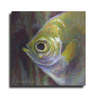«Profile Of An Angelfish» par Rita Kirkman, art mural en métal