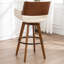 Tabourets pivotants modernes en similicuir (ensemble de 3)-935754966-935754964