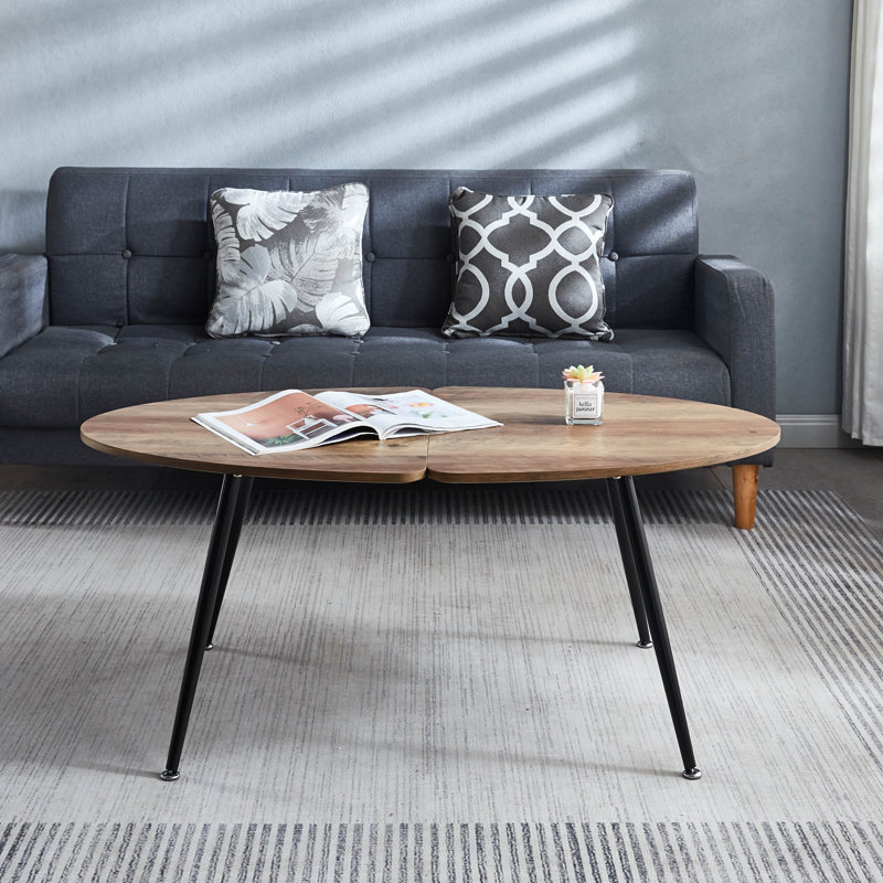 Table basse, table basse, table centrale, Brun