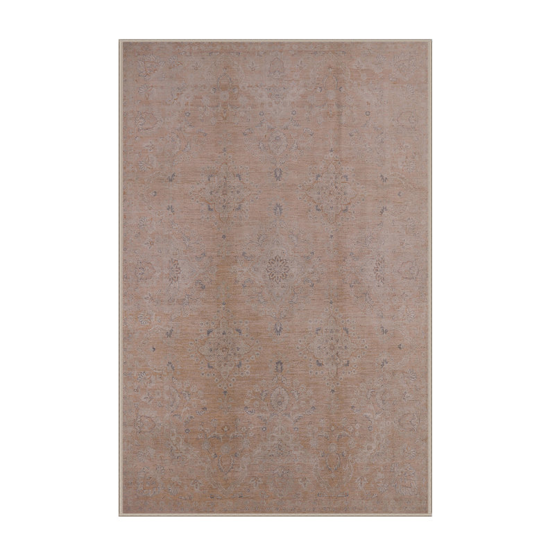 Tapis oriental orange, Rectangle 7 pi x 10 pi