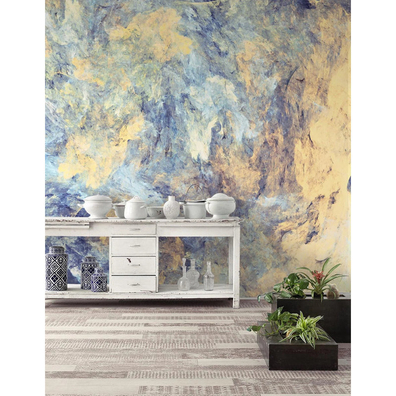 Malonis Abstract Wall Mural, 114" L x 204" W