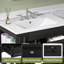 Meuble-lavabo mural flottant de 30 po avec armoire à 2 tiroirs et lavabo simple en céramique - solution de rangement pour salle de bain peu encombrante-241771383-241771382
