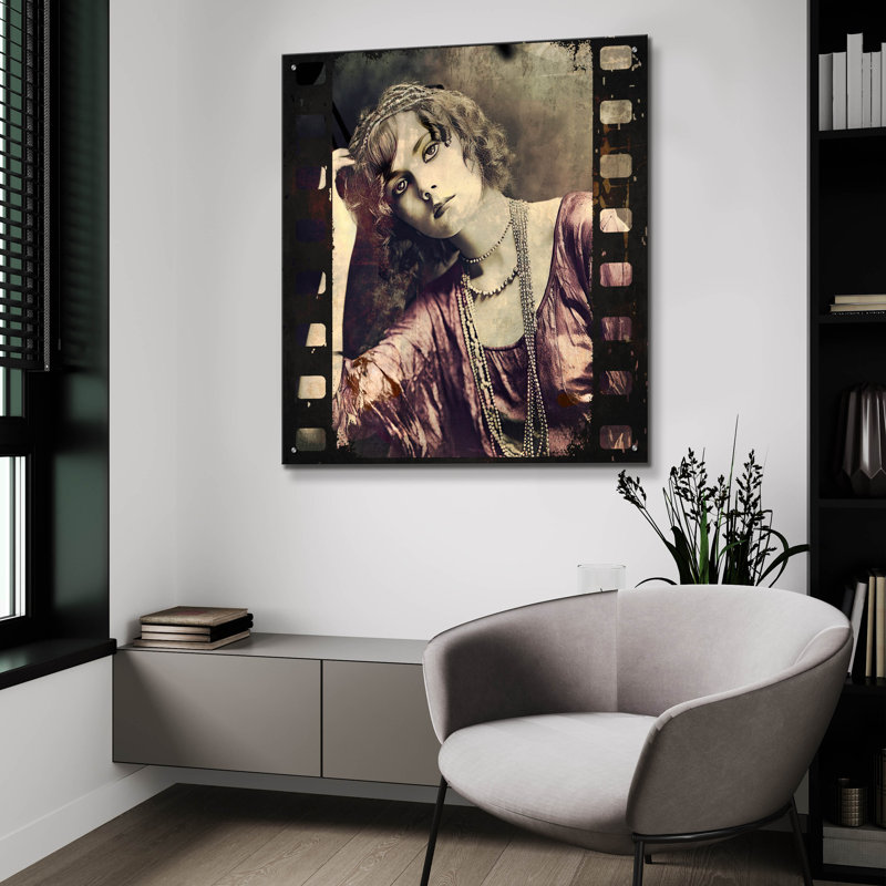 Art mural épique «Hollywood Starlet» par Decent Exposures, 36 po x 36 po, H 36 po x l 36 po
