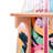 Kersh Tipsy Fruit Surfboard Wine Rack - 8" x 25.5" x 7.5"