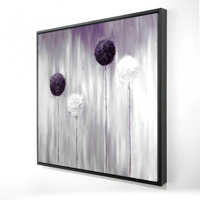 " Purple Allium Flowers "