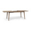 Table de salle à manger d'extérieur extensible en bois d'acacia, gris-1973990367