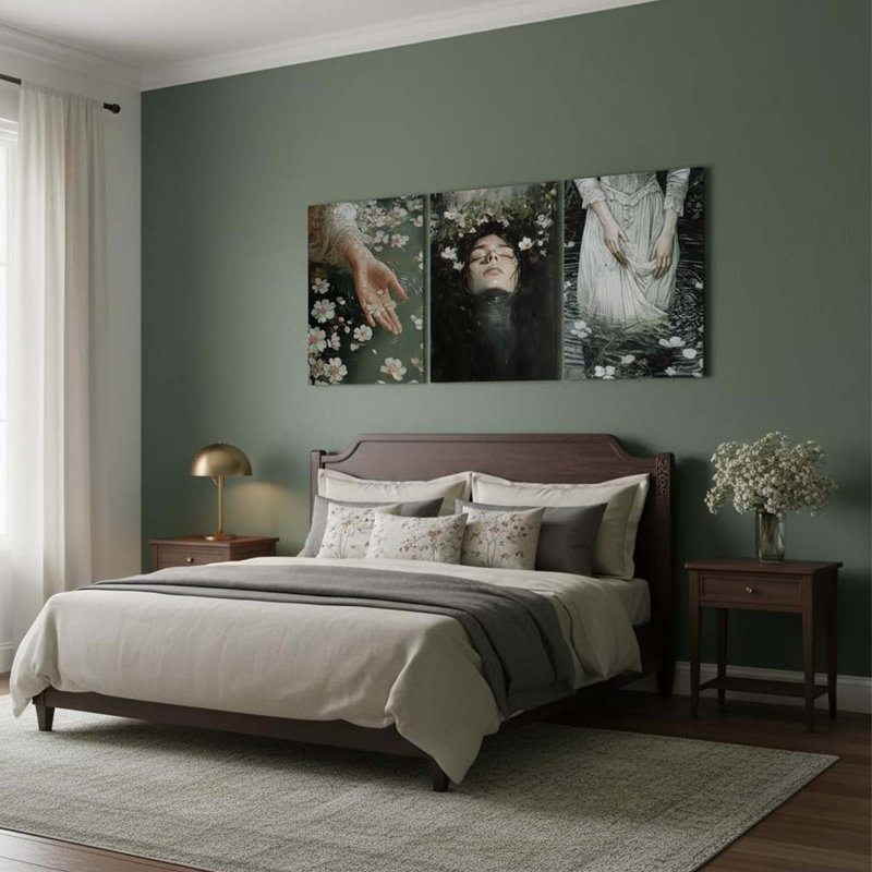 3 Piece Wrapped Canvas Print, 40 cm H x 90 cm W