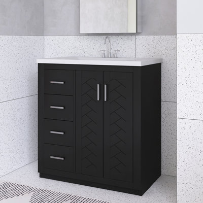 Meuble-lavabo 30 po avec lavabo en céramique