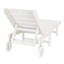 Haley Reclining Chaise Lounge with Patio Side Table (1 Chair and 1 Table)-877681302