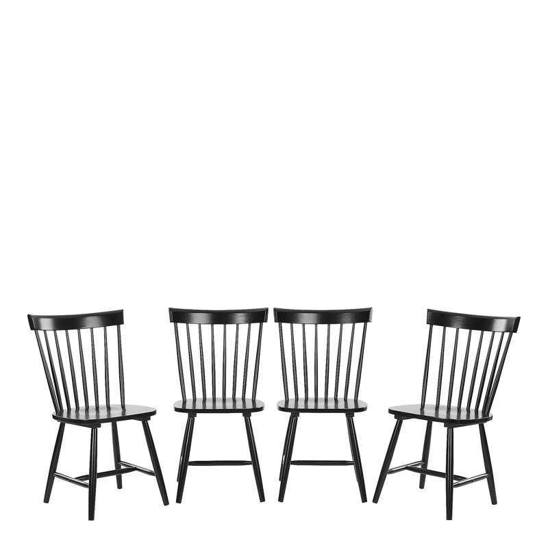 Coolidge 45.5cm H Slat Back Side Chair, Black, 4