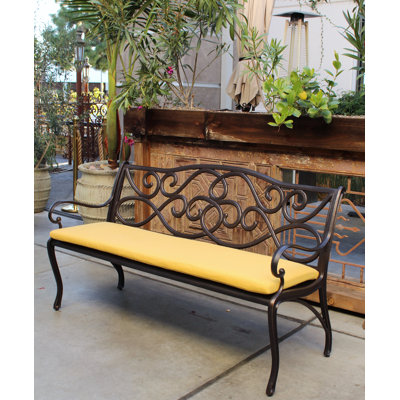 Kain Aluminum Outdoor Bench