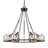 Kleist 6 - Light Dimmable Wagon Wheel Chandelier