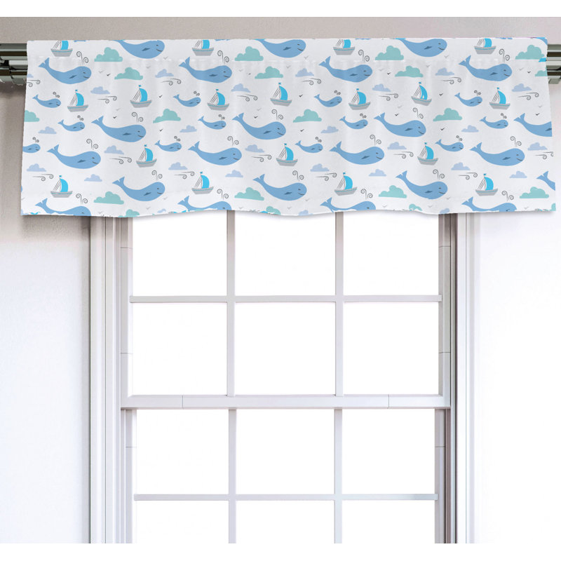 Sateen Ruffled Window Valance